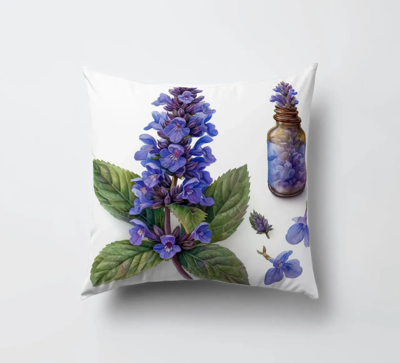 Fiore di menta 4 cuscino da Bold Blooms