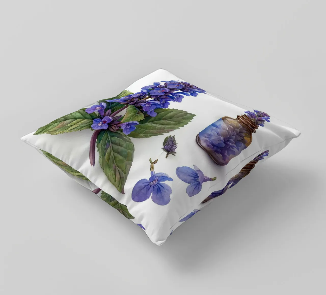 Fiore di menta 4 cuscino da Bold Blooms