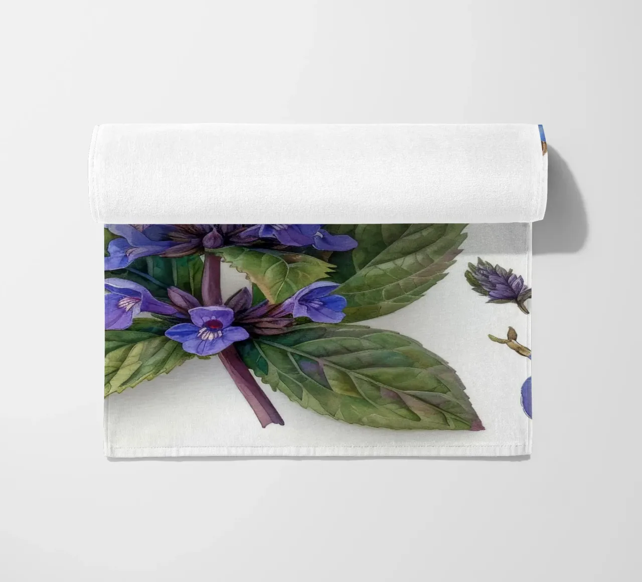 Fiore di menta 4 telo mare da Bold Blooms