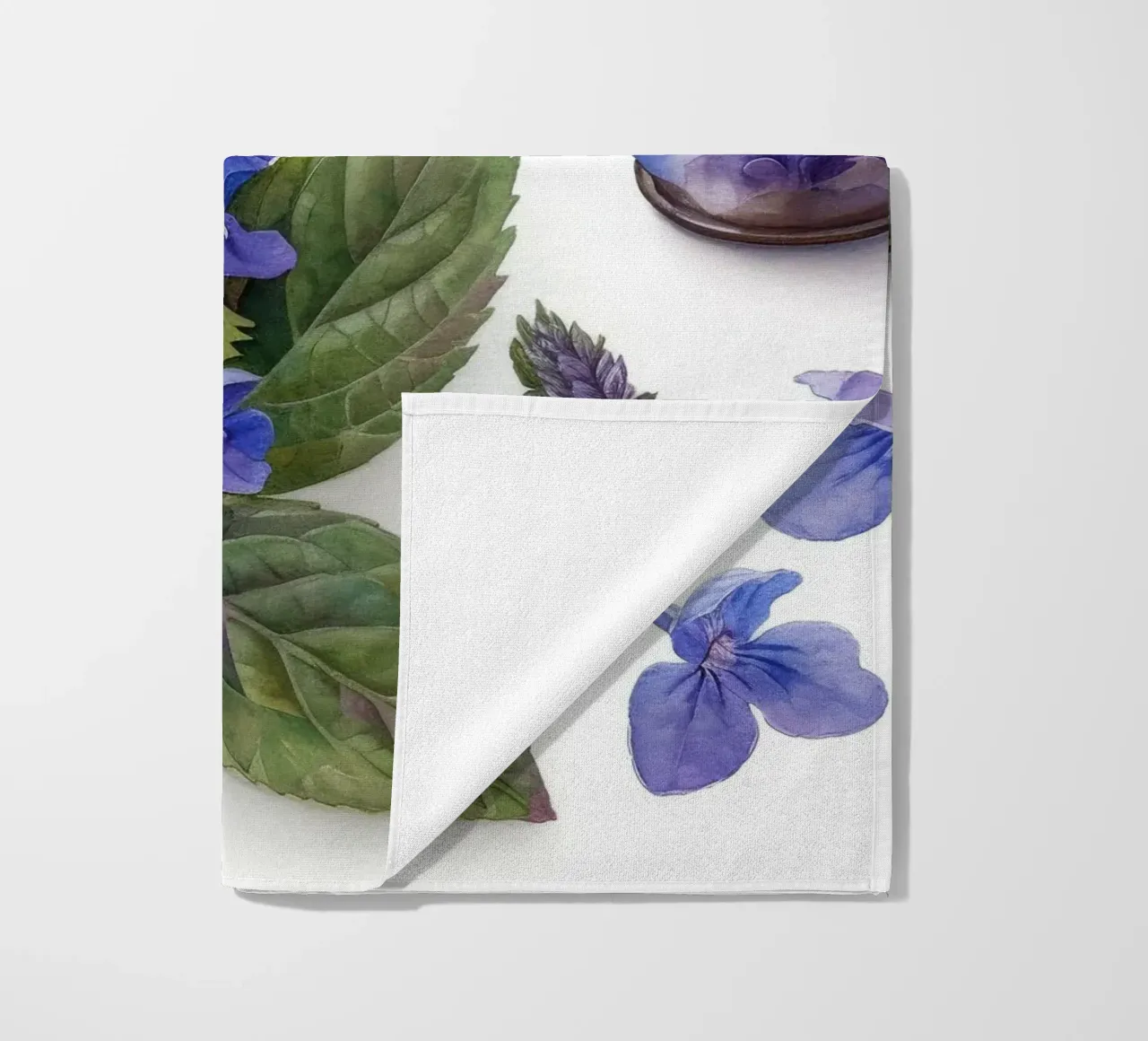 Fiore di menta 4 telo mare da Bold Blooms
