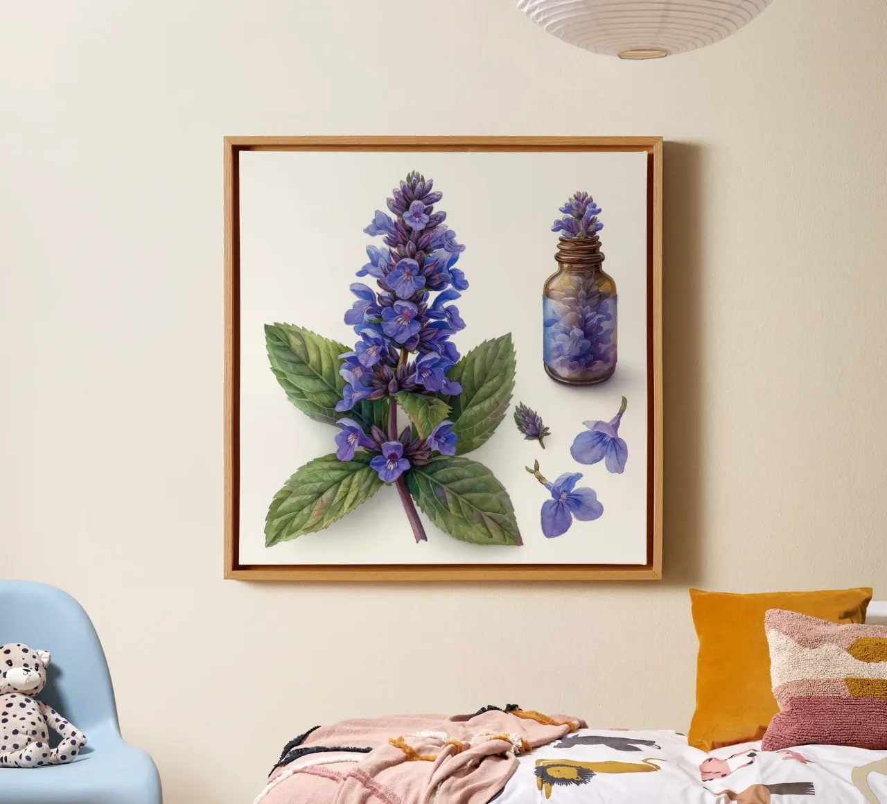 Kattenkruid Bloem 4 canvas van Bold Blooms