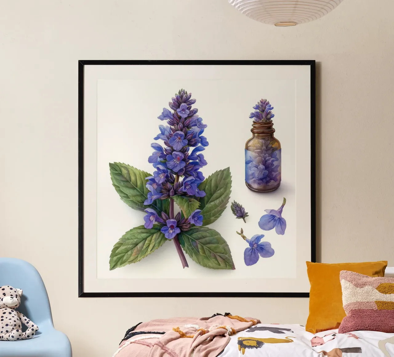 Kattenkruid Bloem 4 hahnemühle van Bold Blooms