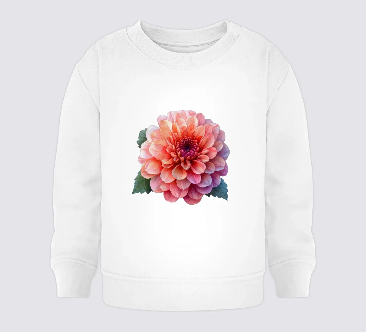 Fiore di crisantemo 3 felpa neonato da Bold Blooms