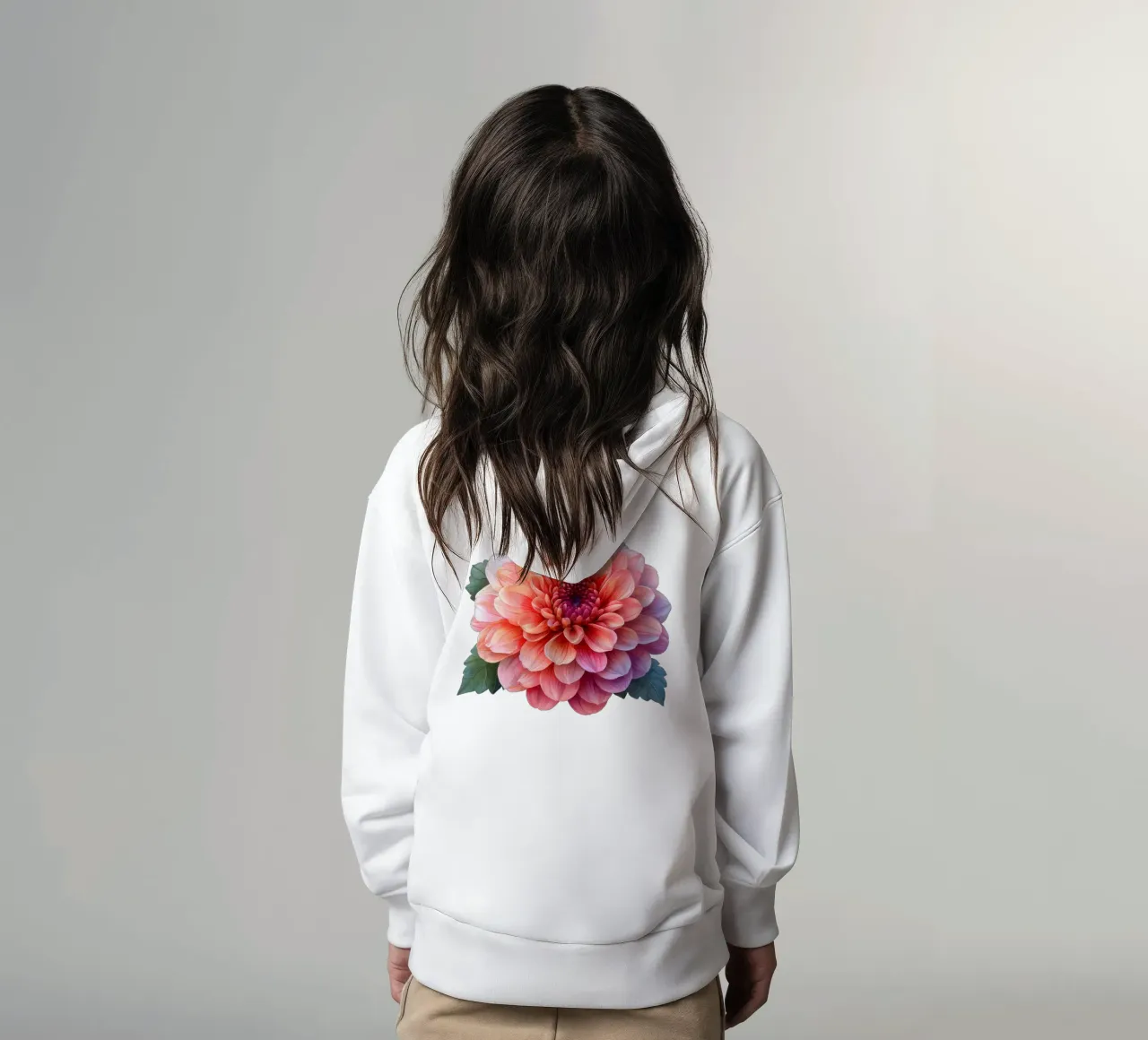 Chrysanthemum Flower 3 kids hoodie by Bold Blooms