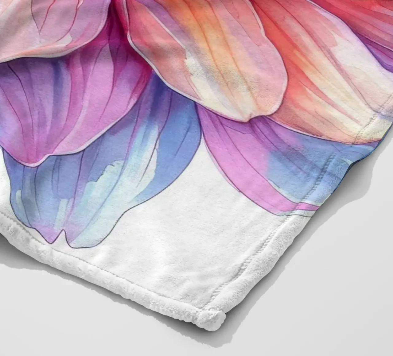 Chrysanthemum Flower 1 fleece blanket by Bold Blooms