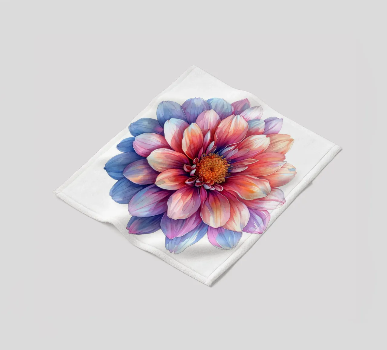 Chrysanthemum Flower 1 fleece blanket by Bold Blooms