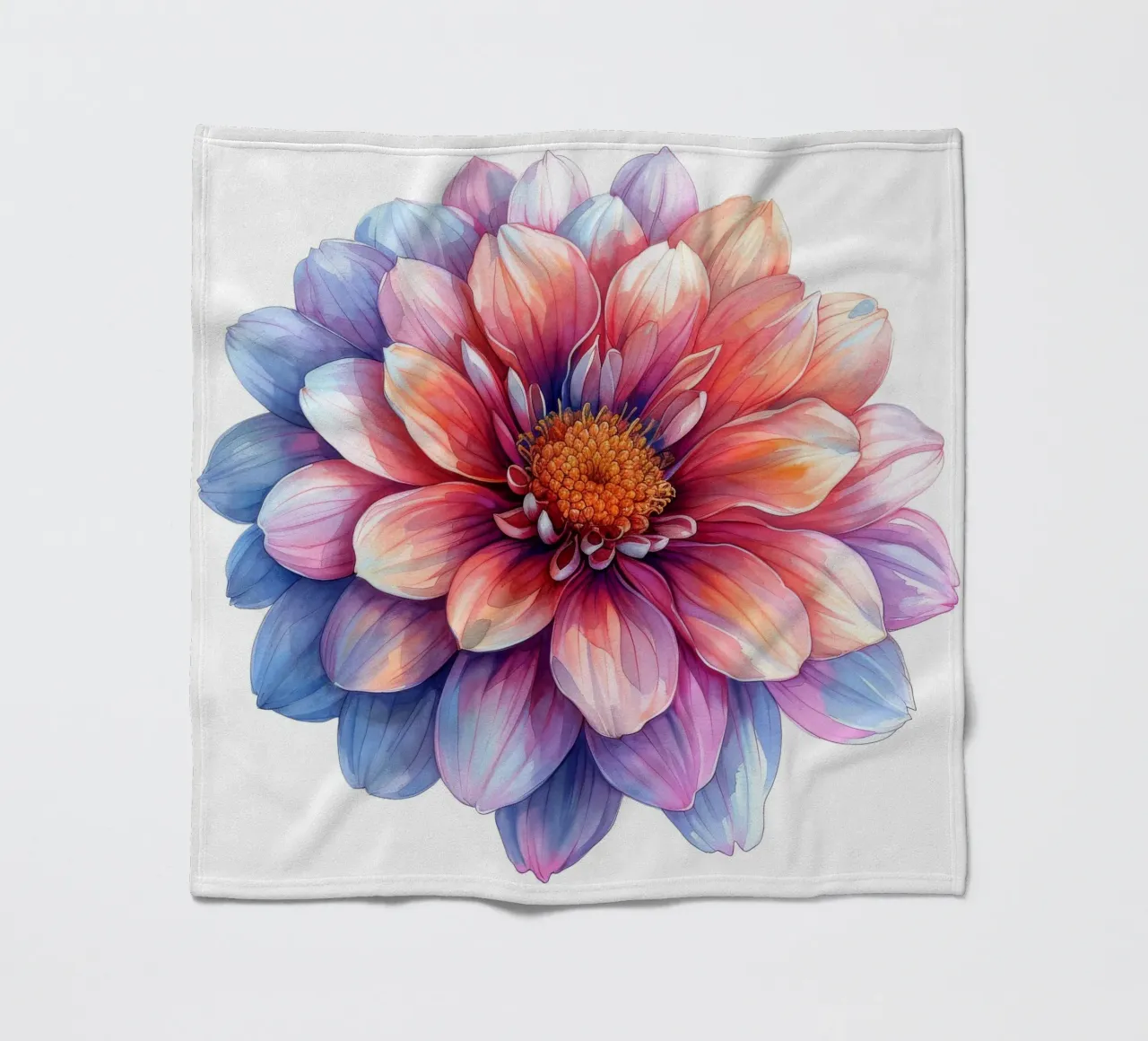 Chrysanthemum Flower 1 fleece blanket by Bold Blooms