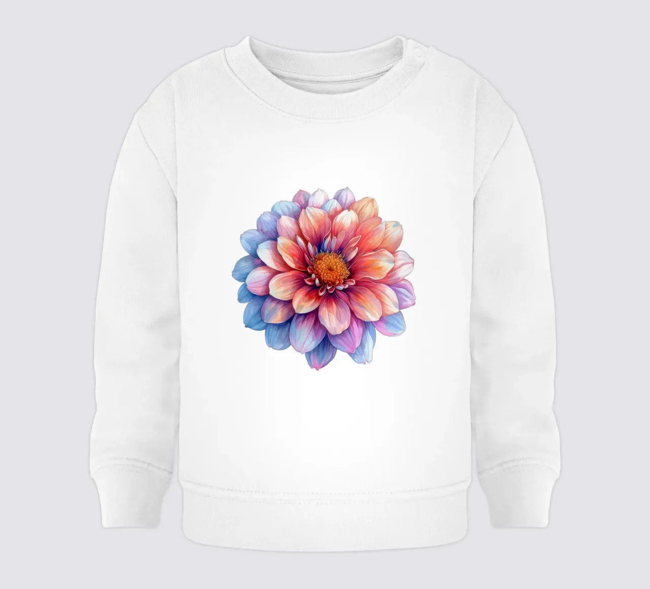 Fiore di crisantemo 1 felpa neonato da Bold Blooms