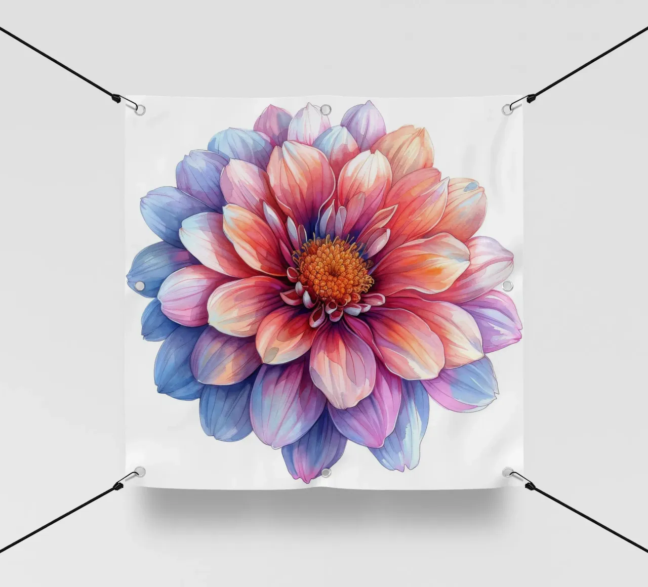Chrysanthemum Flower 1 pvc cover by Bold Blooms