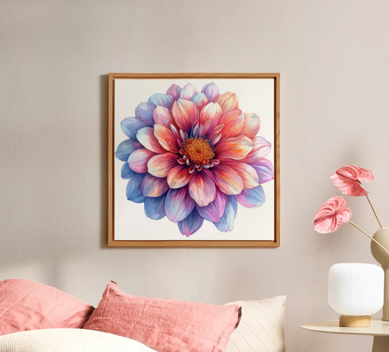 Chrysanthemum Flower 1 forex plate by Bold Blooms