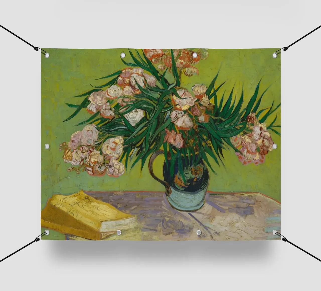 Vincent Van Gogh - Gli oleandri telo in pvc da Timeless Artworks
