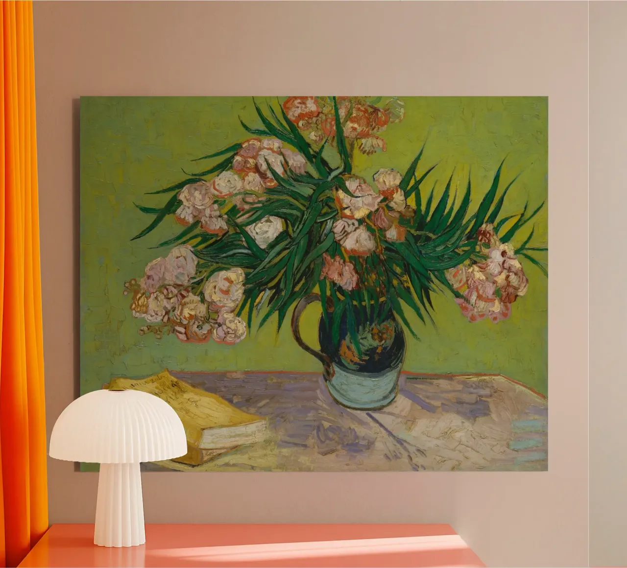 Vincent Van Gogh - Gli oleandri alluminio dibond da Timeless Artworks