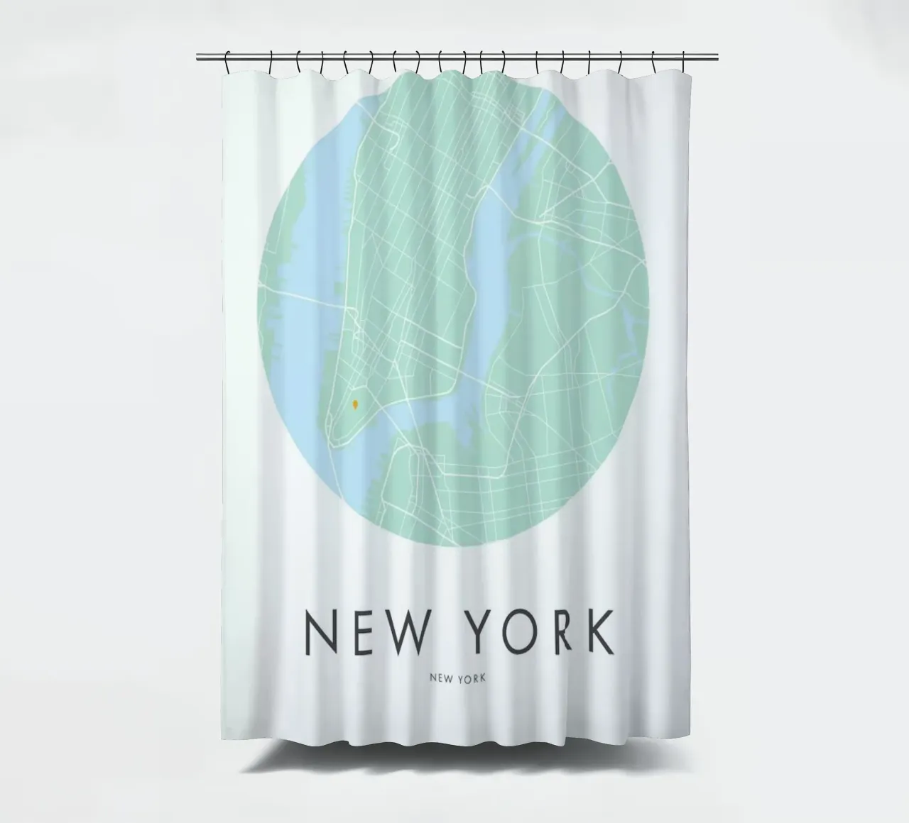 Metropolitan - New York shower curtain by Emerybloom