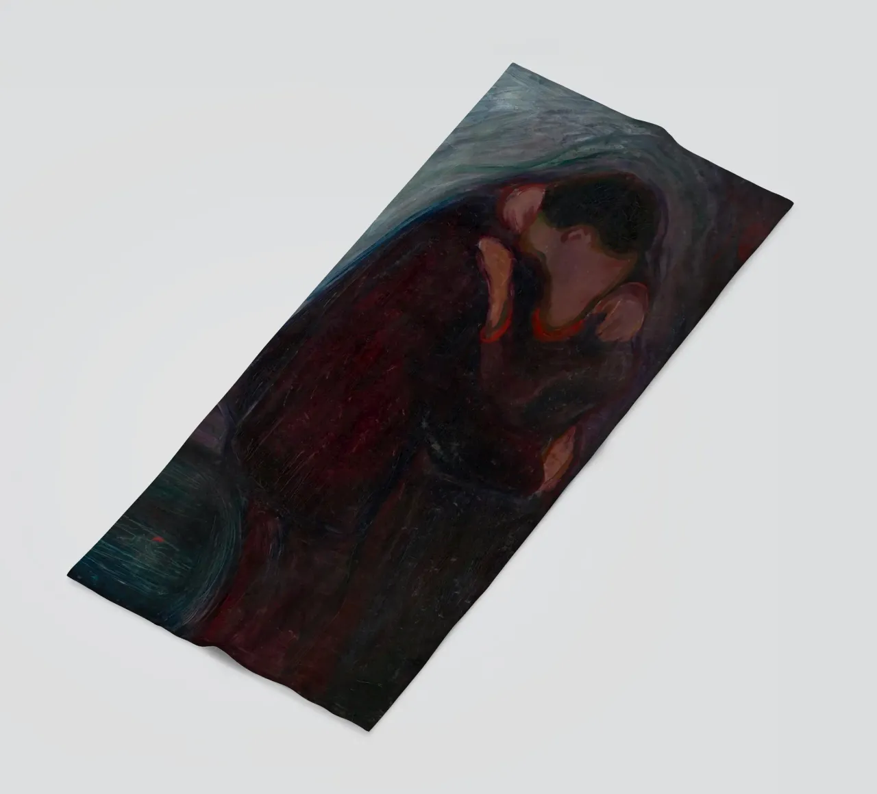Edvard Munch - Il bacio telo mare da Timeless Artworks