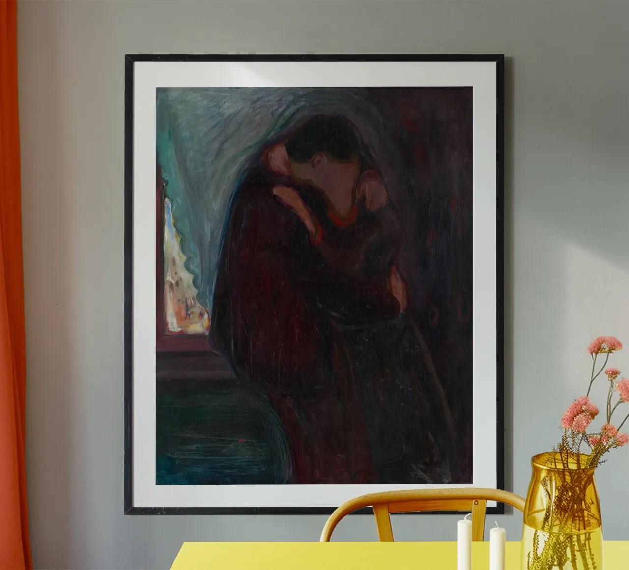 Edvard Munch - Il bacio carta hahnemühle da Timeless Artworks