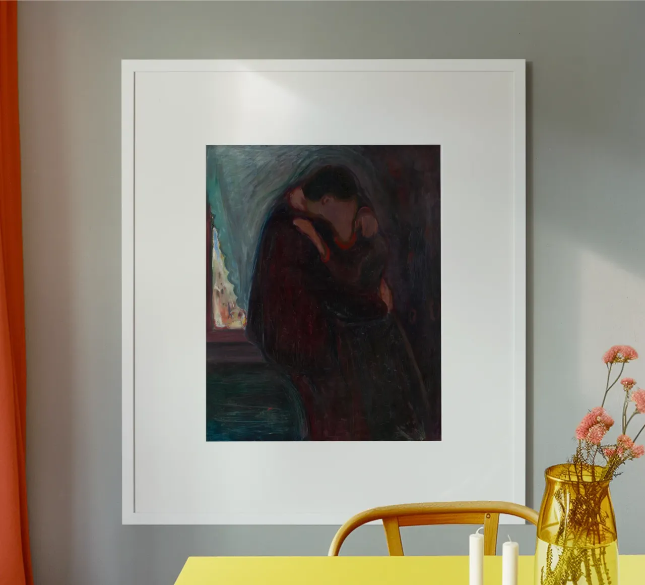 Edvard Munch - Il bacio carta hahnemühle da Timeless Artworks