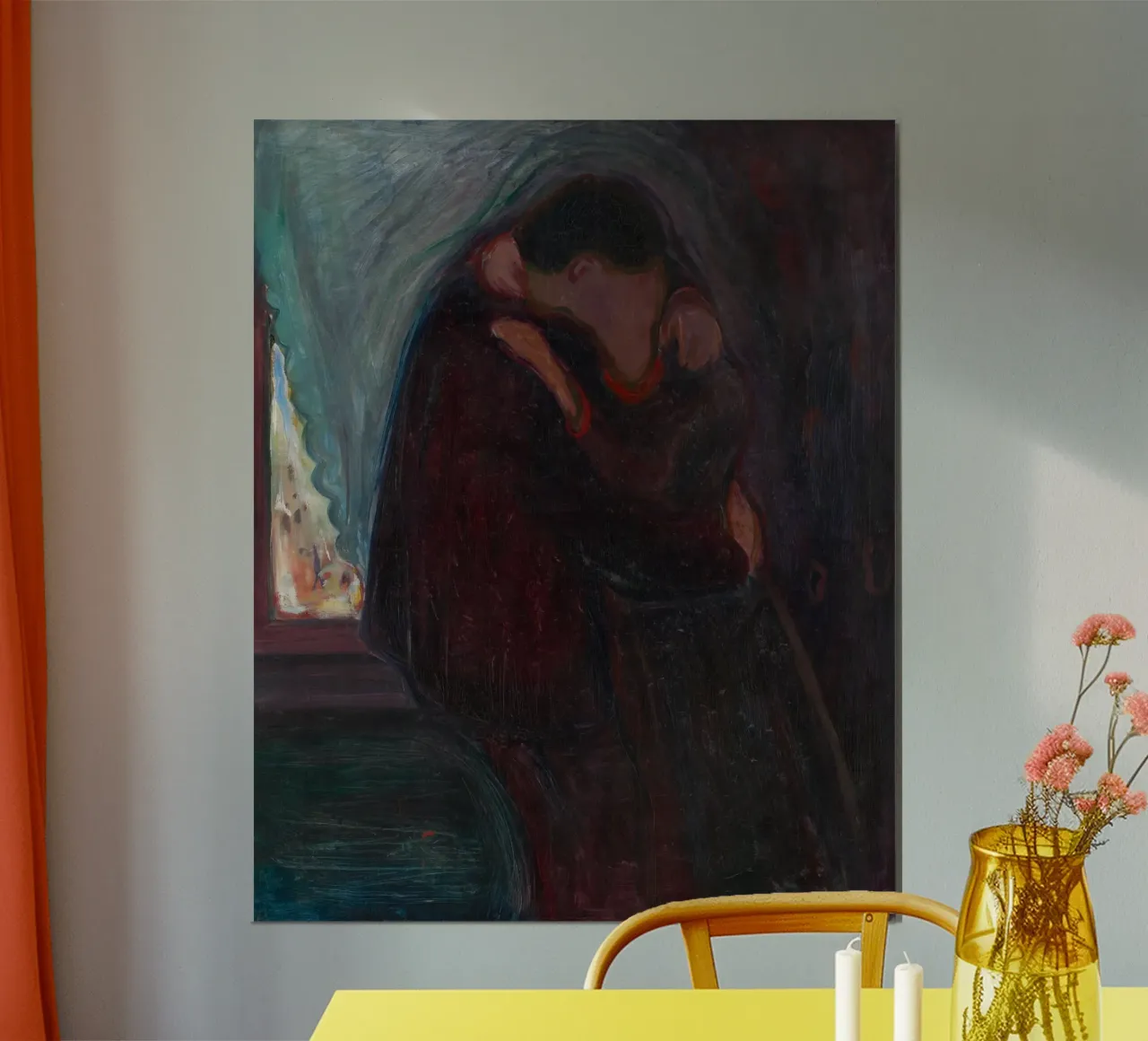 Edvard Munch - Il bacio carta hahnemühle da Timeless Artworks