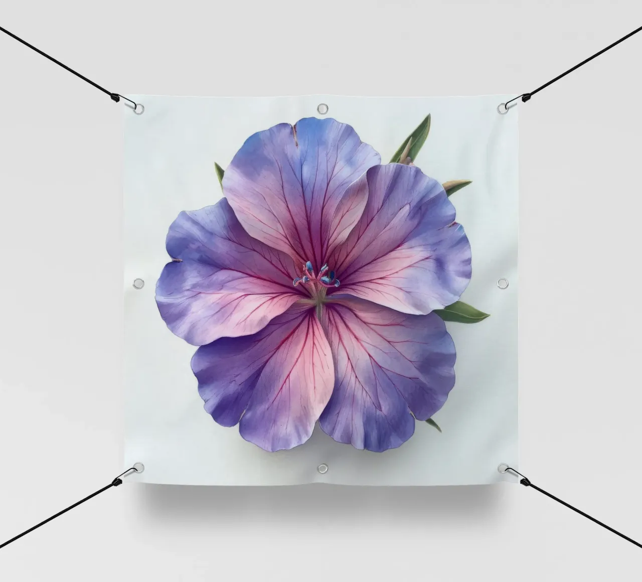 Clarkia Fiore 3 telo in pvc da Bold Blooms