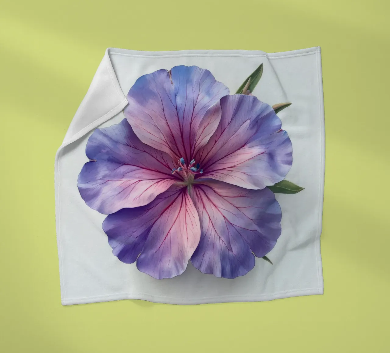 Clarkia Flower 3 fleece blanket by Bold Blooms