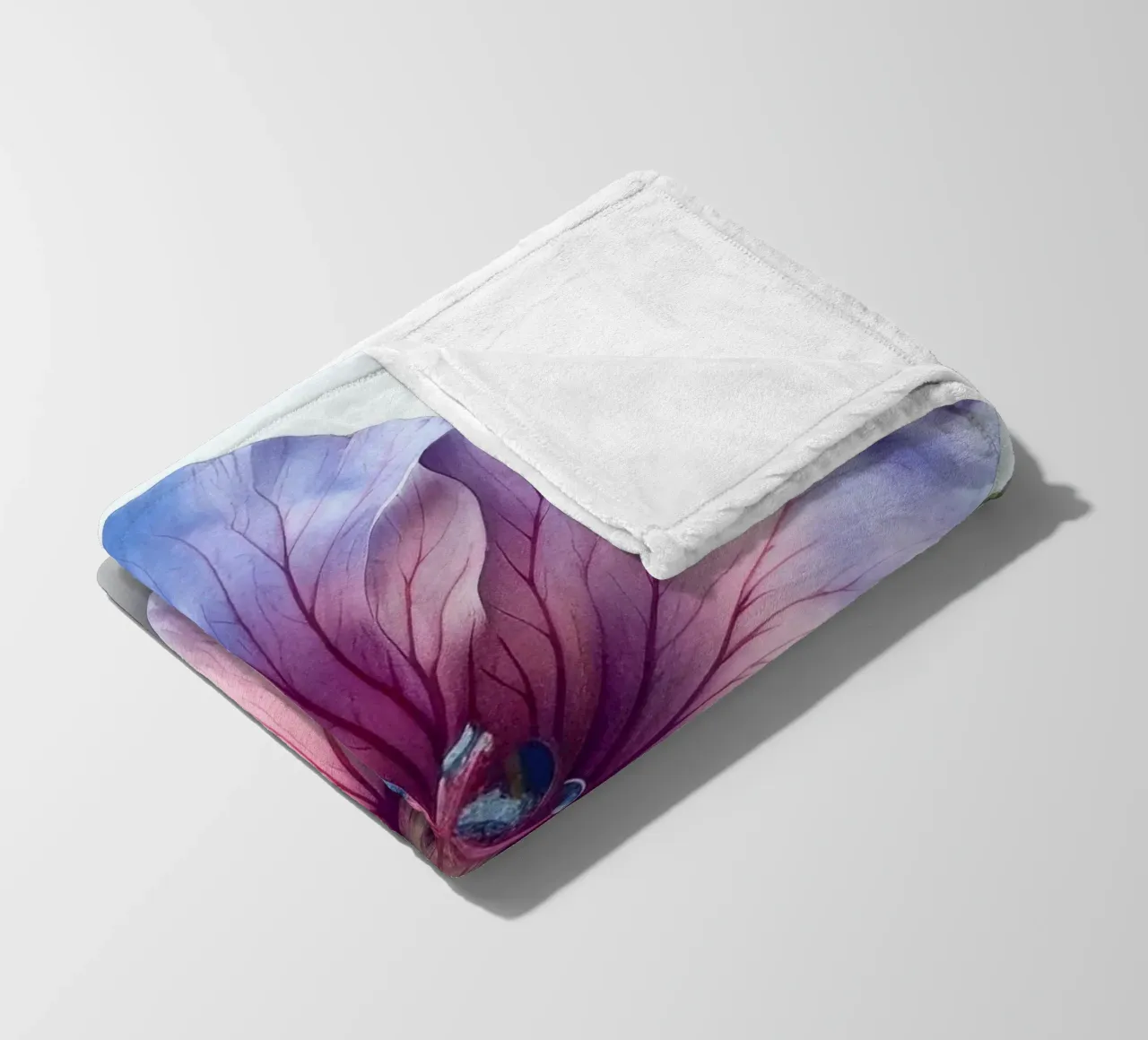 Clarkia Flower 3 fleece blanket by Bold Blooms