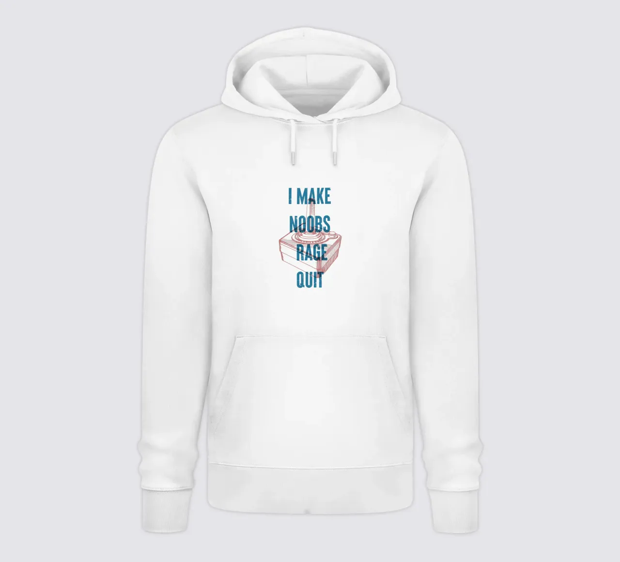 Faccio smettere i noob di infuriarsi felpa con cappuccio da Vintagrafica
