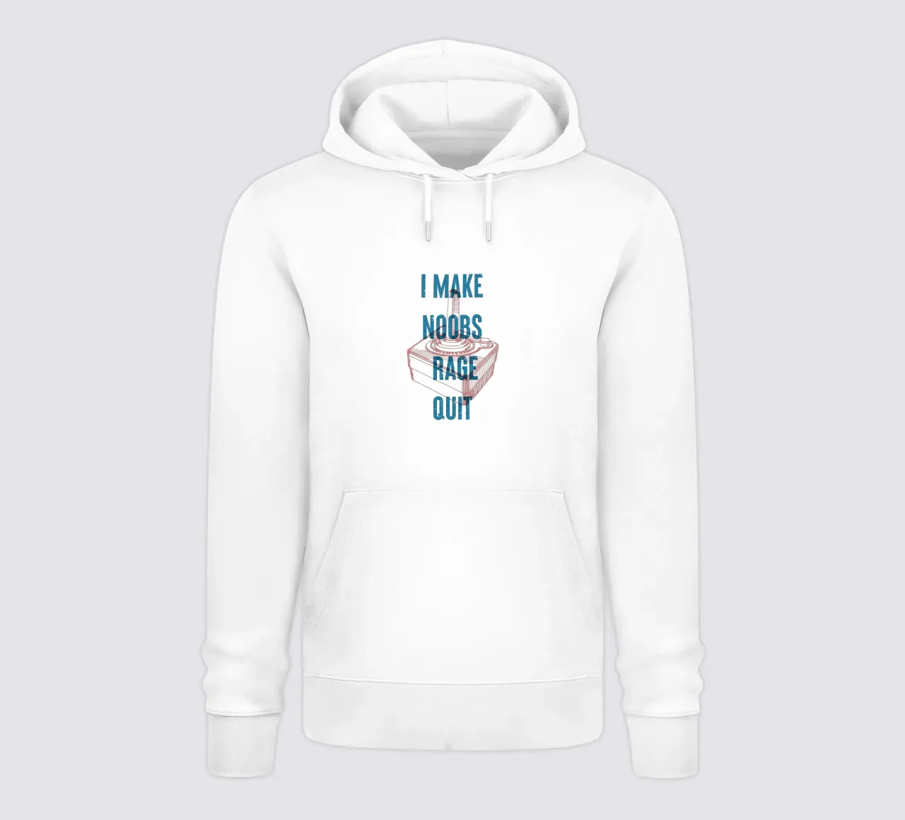 Faccio smettere i noob di infuriarsi felpa con cappuccio da Vintagrafica