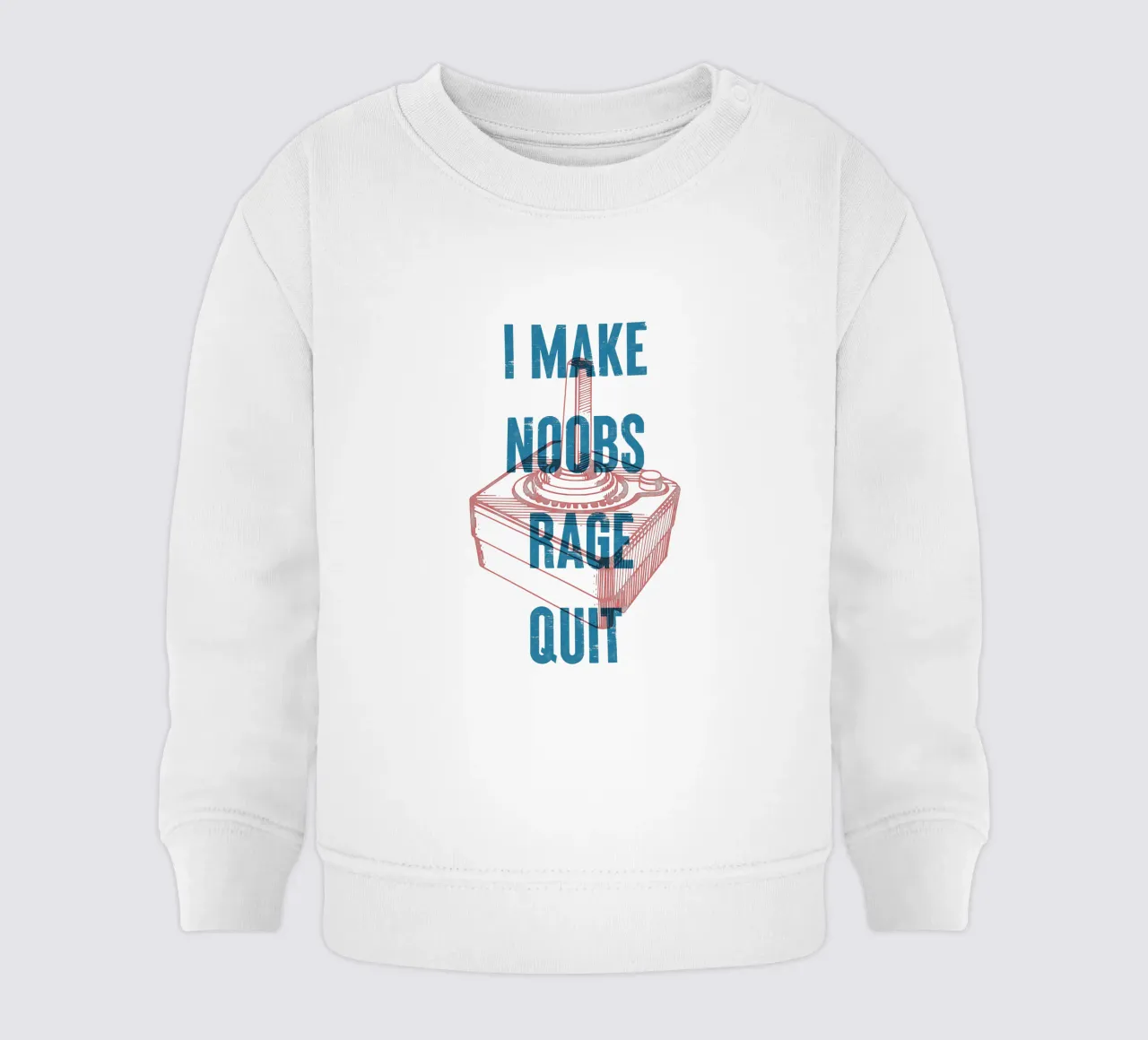 Faccio smettere i noob di infuriarsi felpa neonato da Vintagrafica