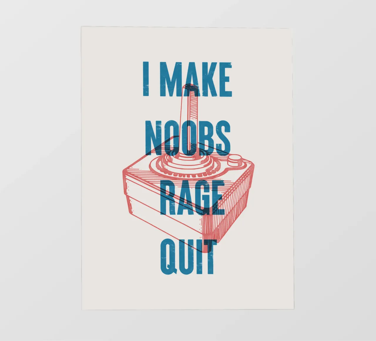 Faccio smettere i noob di infuriarsi telo in pvc da Vintagrafica