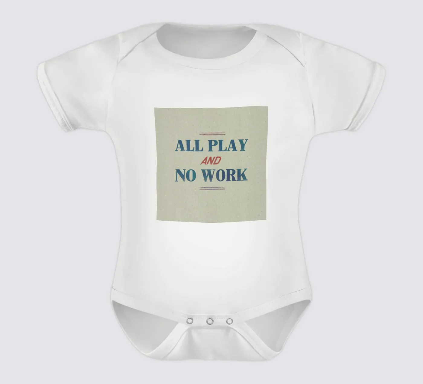 Work body neonato maniche corte da Sammy Slabbinck