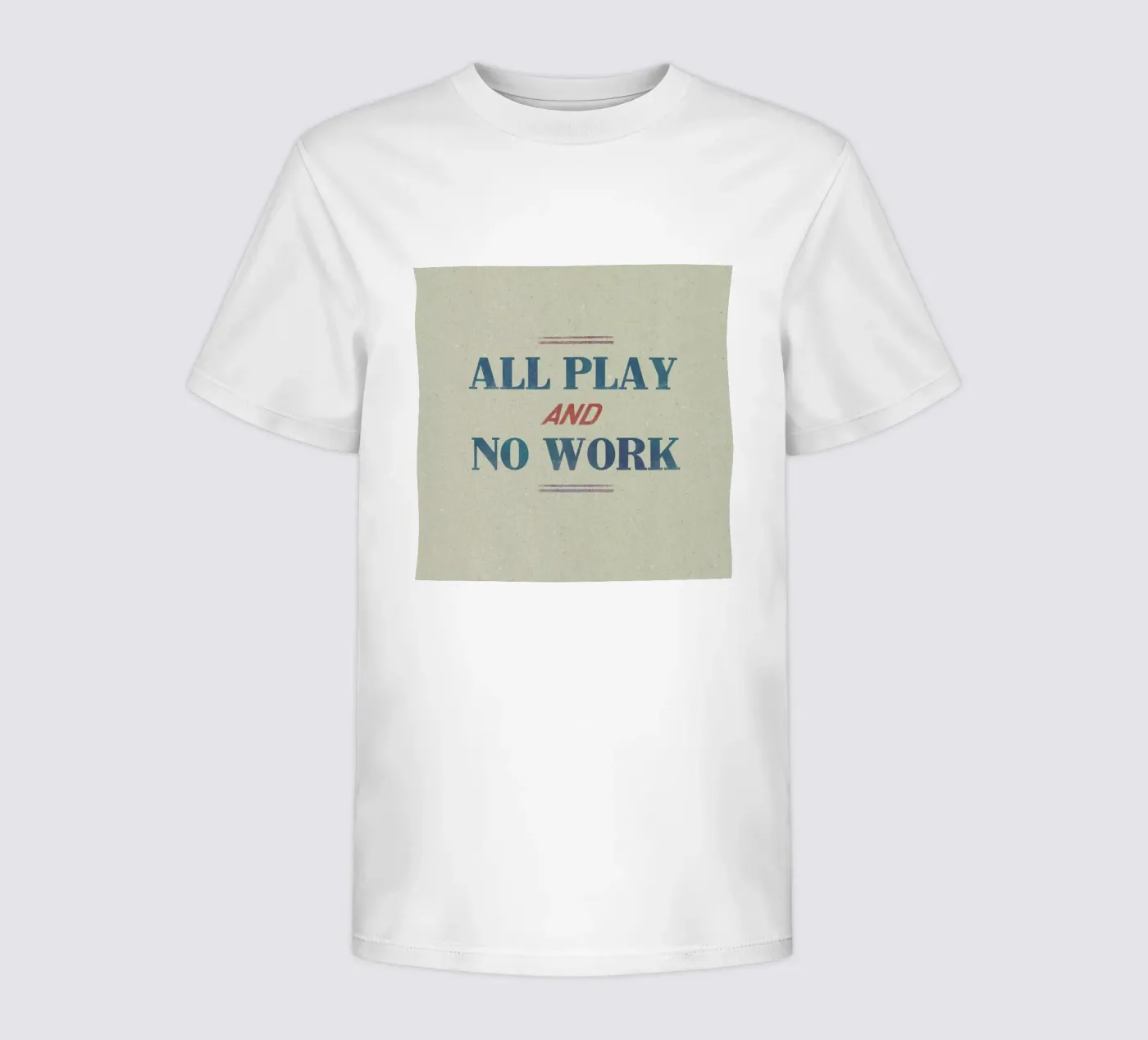 Work kinder t-shirt van Sammy Slabbinck