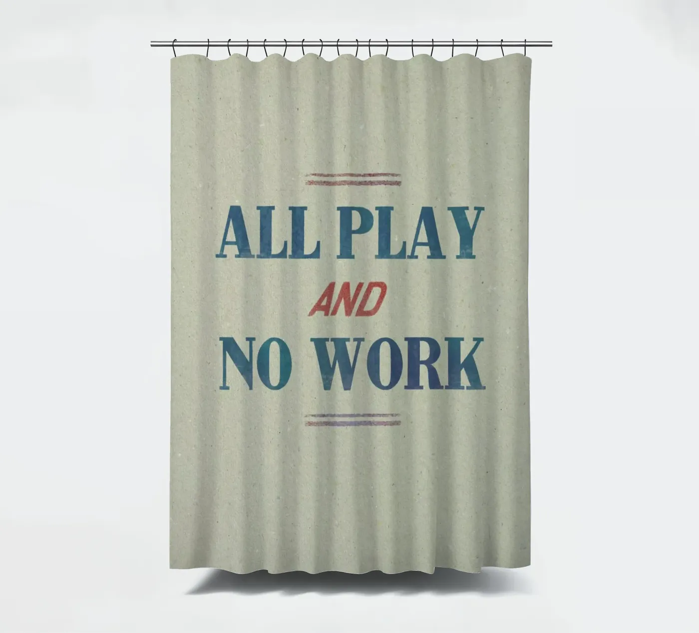 Work Duschvorhang von Sammy Slabbinck