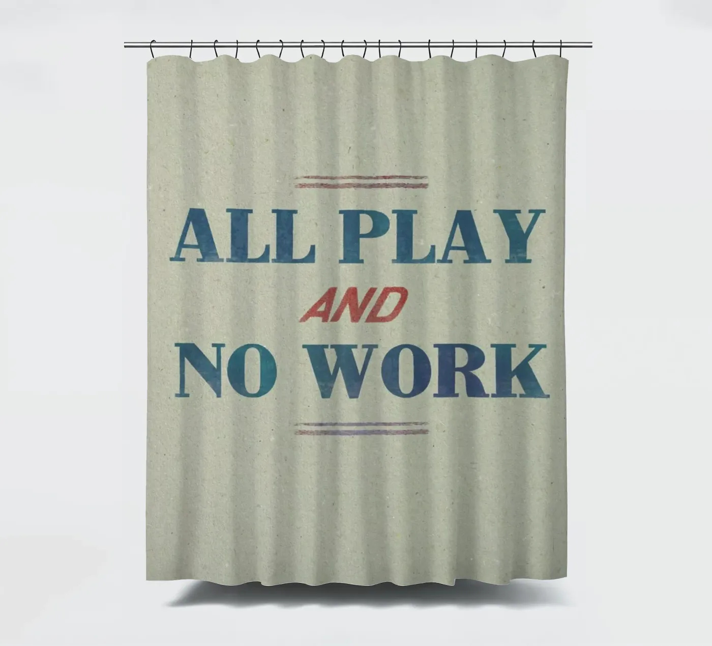 Work Duschvorhang von Sammy Slabbinck