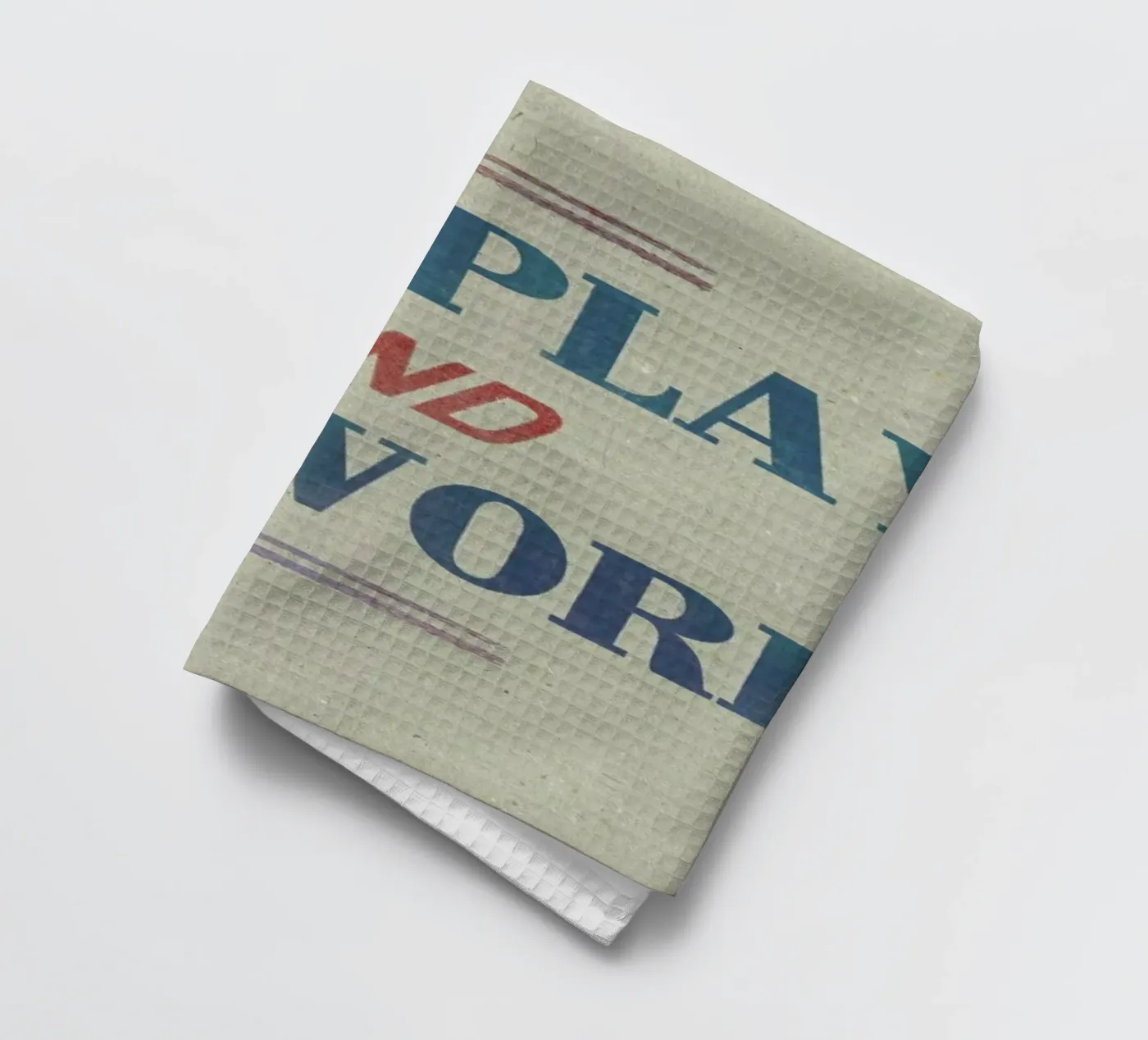 Work tea towel by Sammy Slabbinck