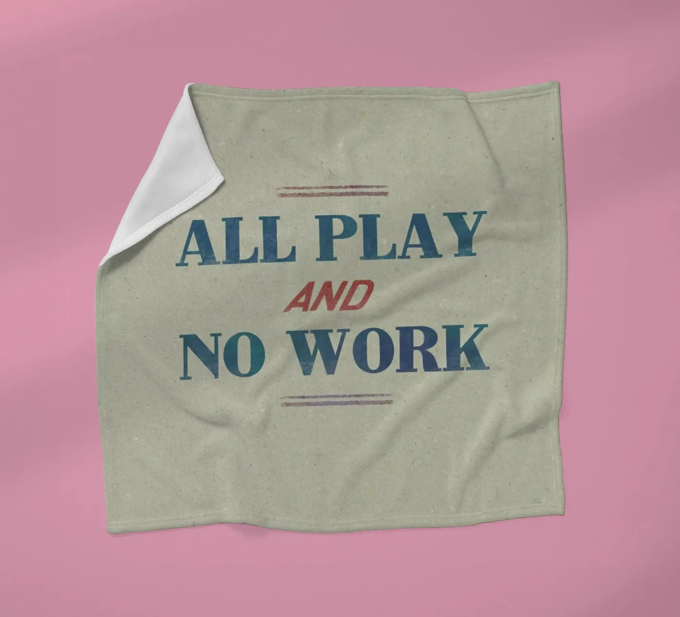 Work coperta in pile da Sammy Slabbinck