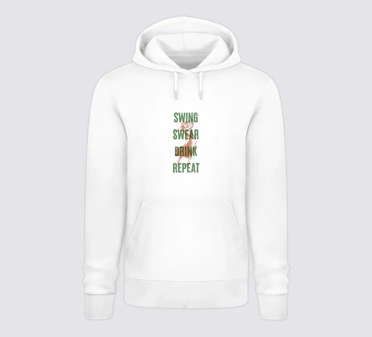 Swing Swear Drink Repeat hoodie by Vintagrafica