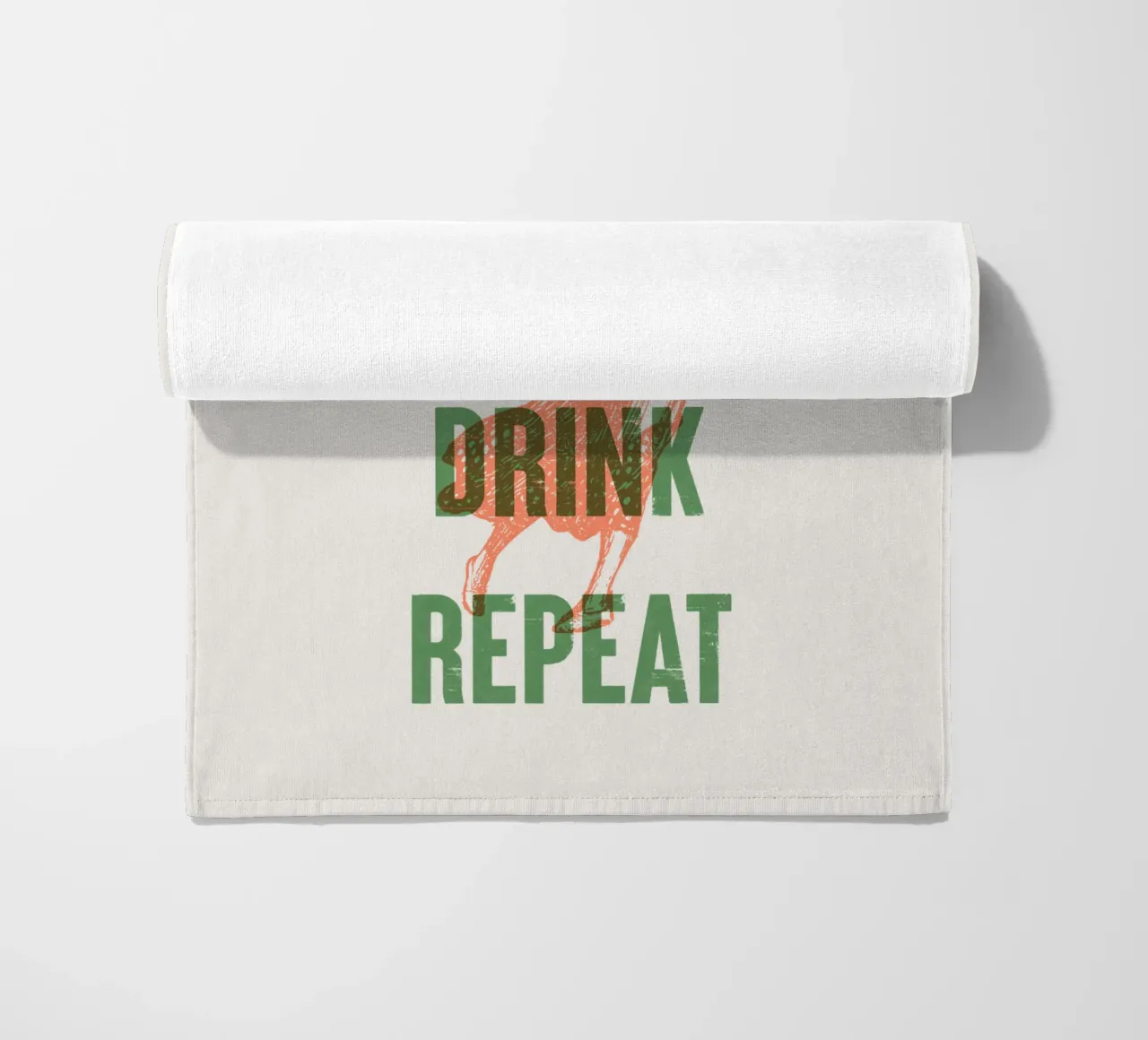Swing Swear Drink Repeat toalla de playa de Vintagrafica
