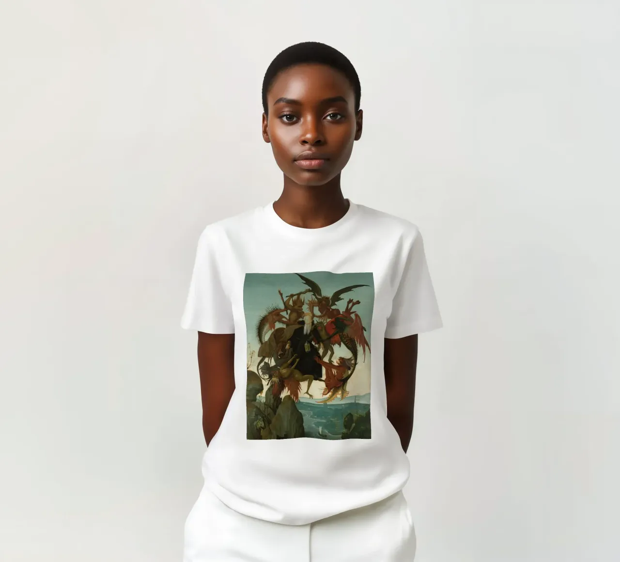 Michelangelo - Il supplizio di Sant'Antonio t-shirt da Timeless Artworks