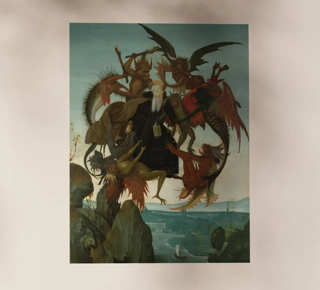 Michelangelo - Il supplizio di Sant'Antonio pellicola backlit da Timeless Artworks