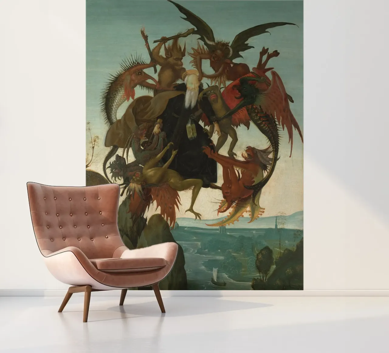 Michelangelo - The Torment of Saint Anthony photo wallpaper by Timeless Artworks