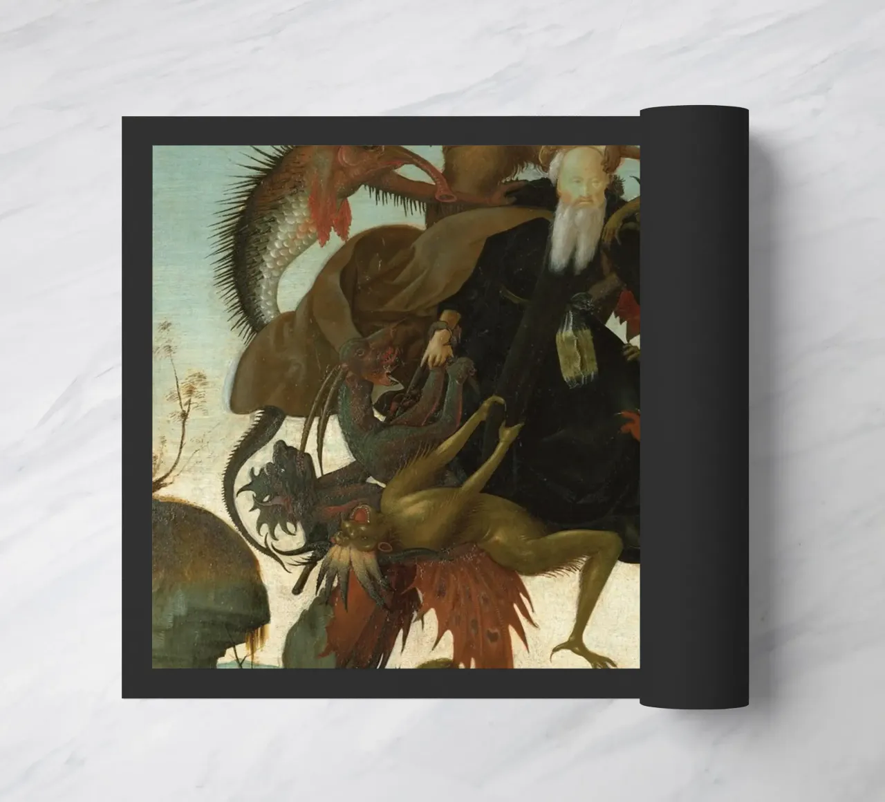 Michelangelo - Il supplizio di Sant'Antonio zerbino da Timeless Artworks