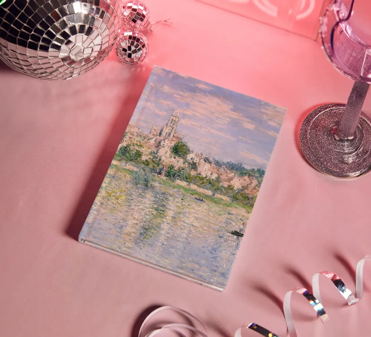 Claude Monet - Vetheuil in Summer notebook by Timeless Artworks