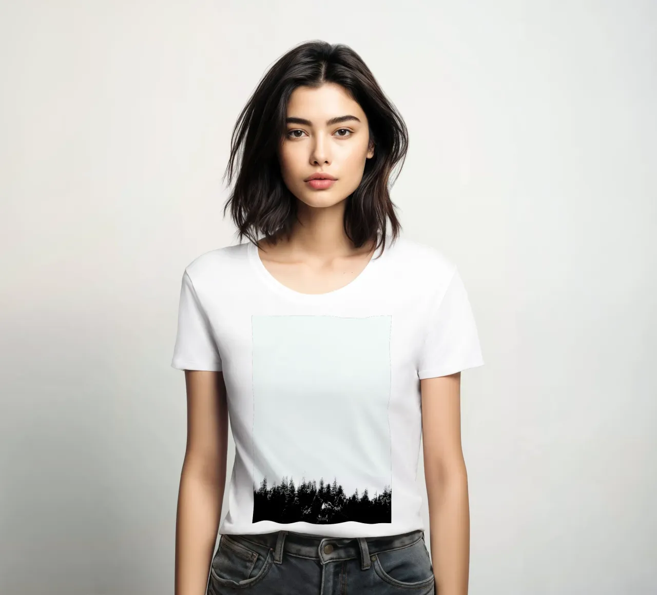 Silence of Nature dames t-shirt getailleerd van Nordic Creators