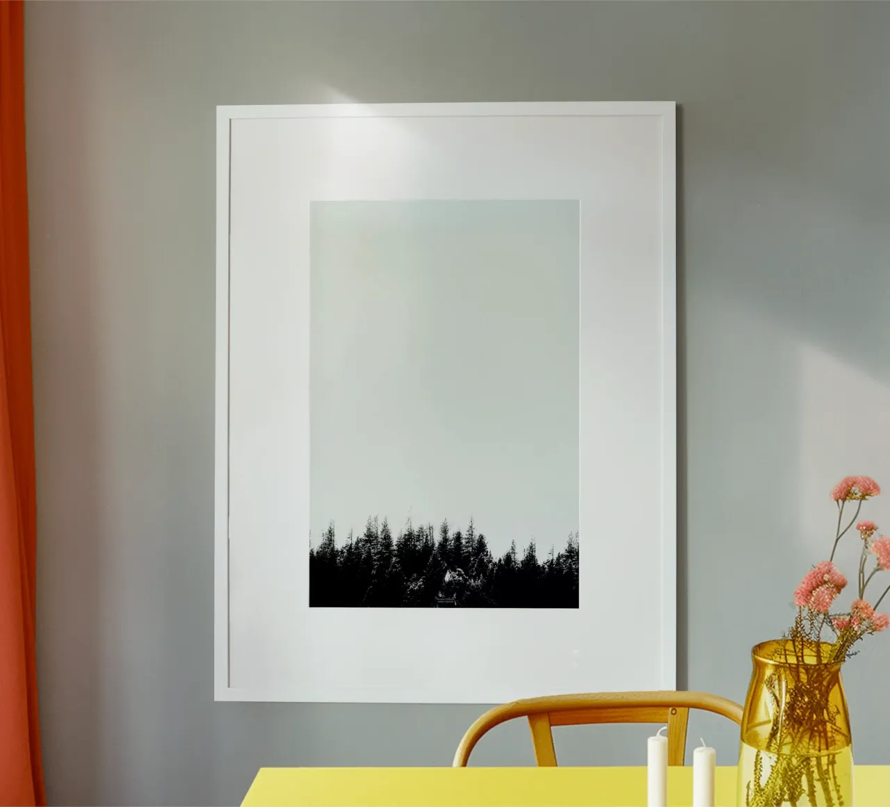 Silence of Nature poster con telaio in alluminio da Nordic Creators