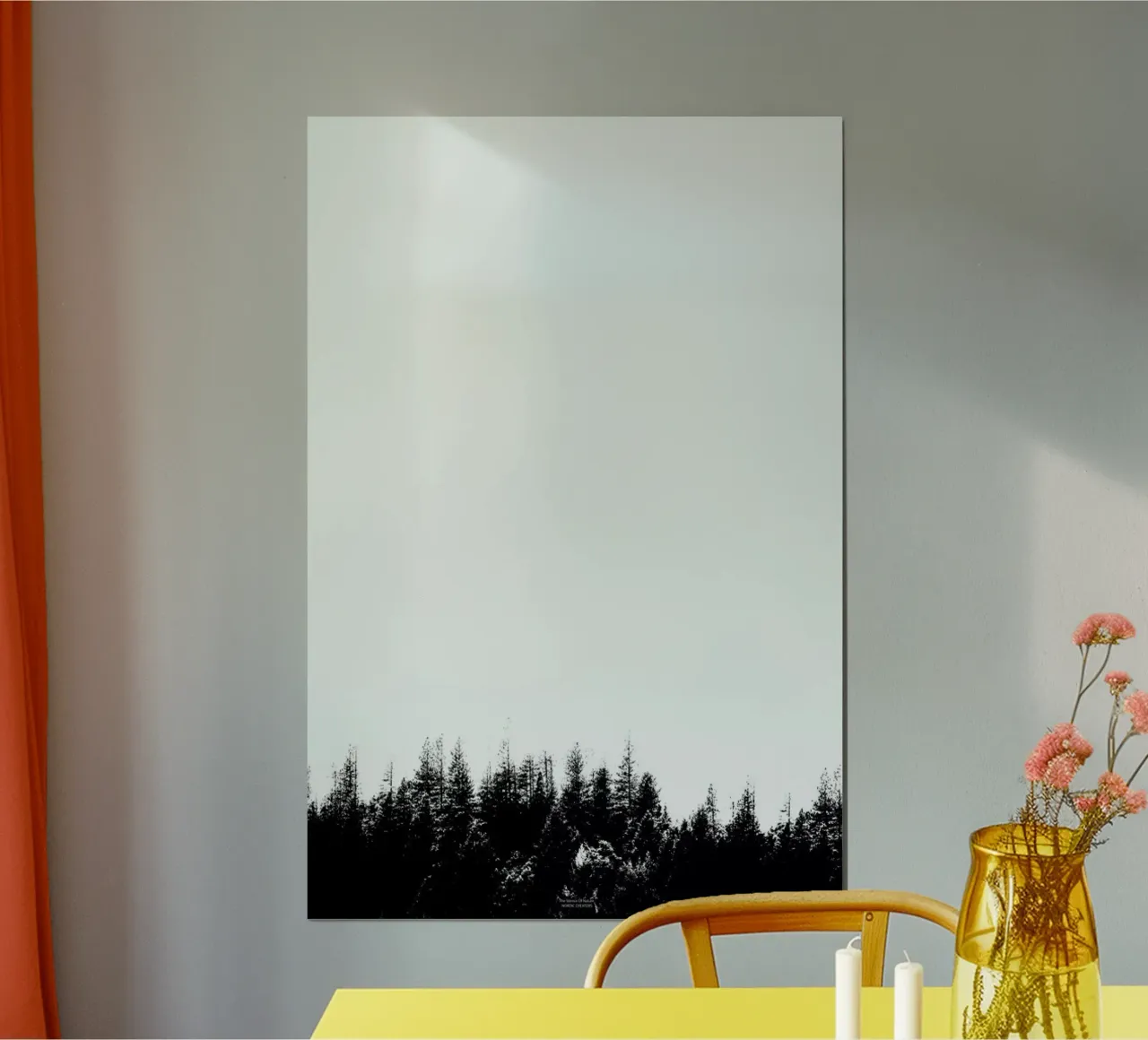 Silence of Nature poster con telaio in alluminio da Nordic Creators