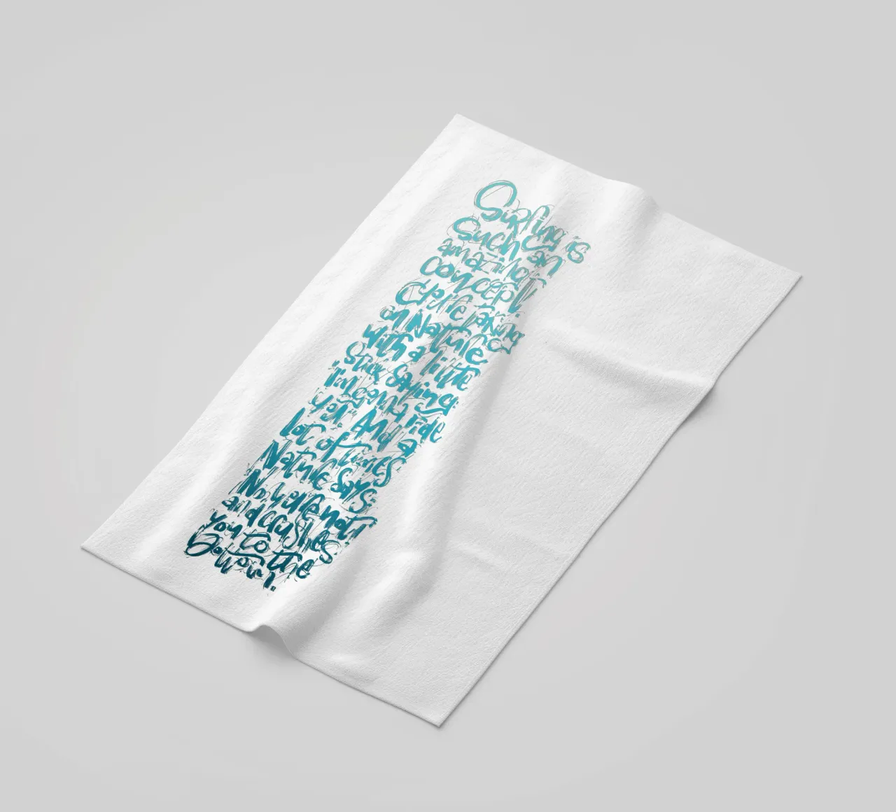 Surfing Concept telo mare da LIMITED EDITION LETTERS
