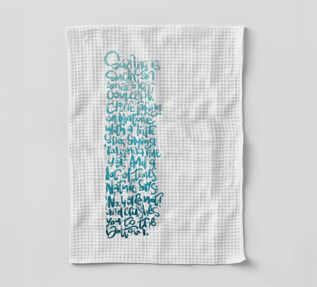 Surfing Concept canovaccio da cucina da LIMITED EDITION LETTERS