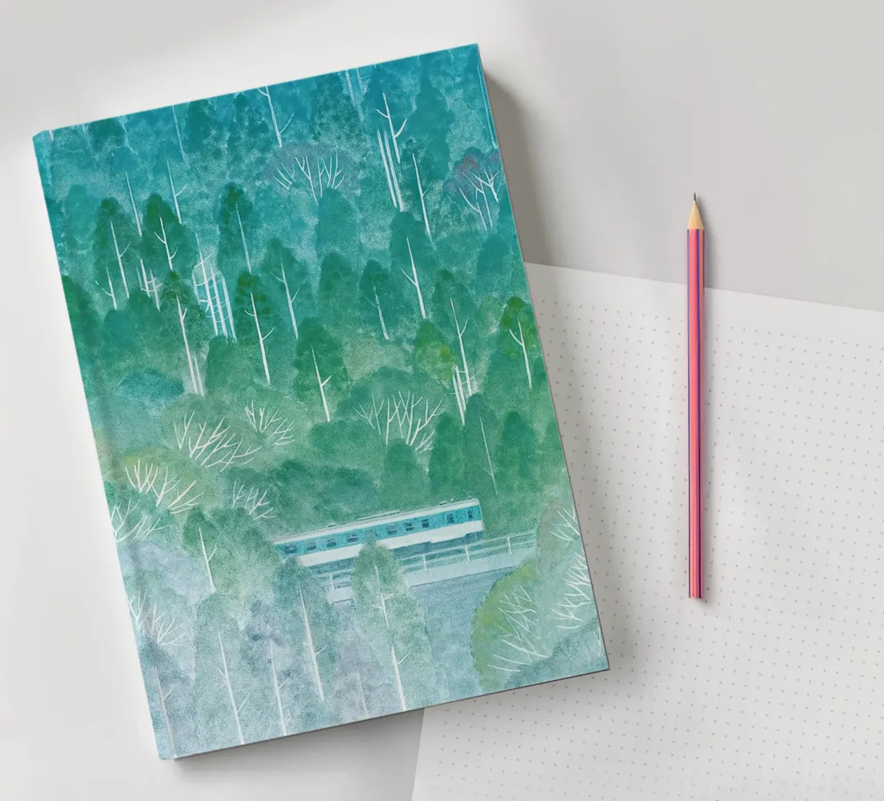 rime de vert carnet de notes de Noji-Mikiko
