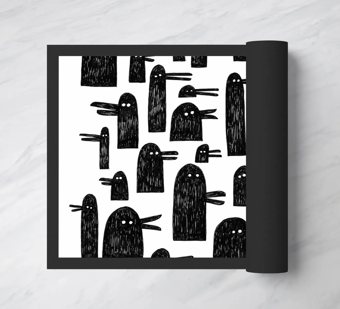 Ducks! doormat by Richard Hood