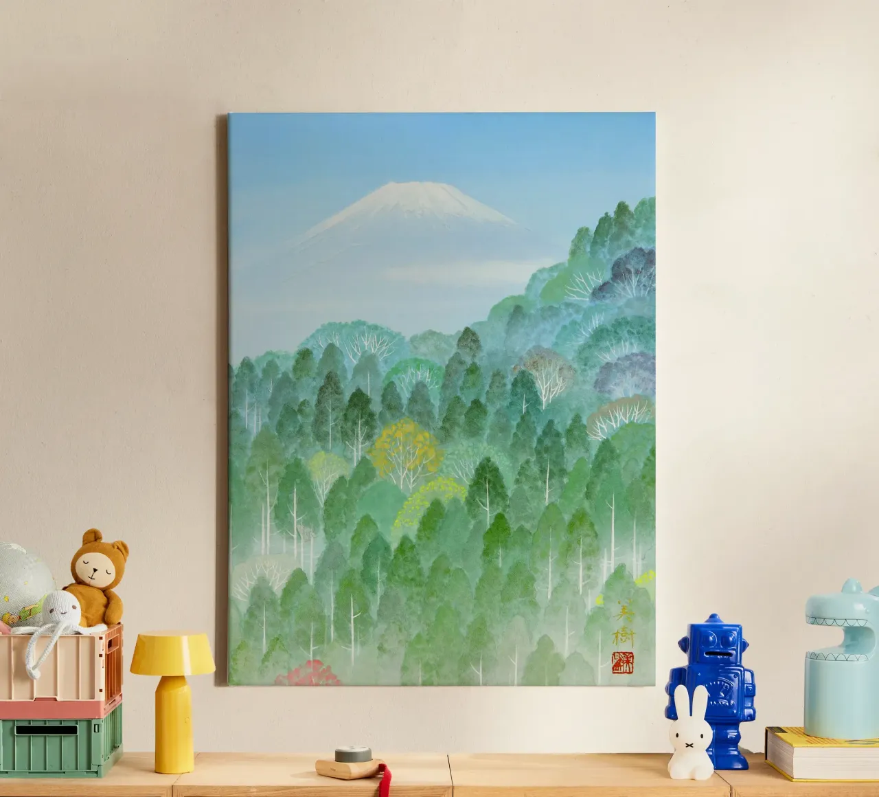 majesticmt fuji canvas by Noji-Mikiko