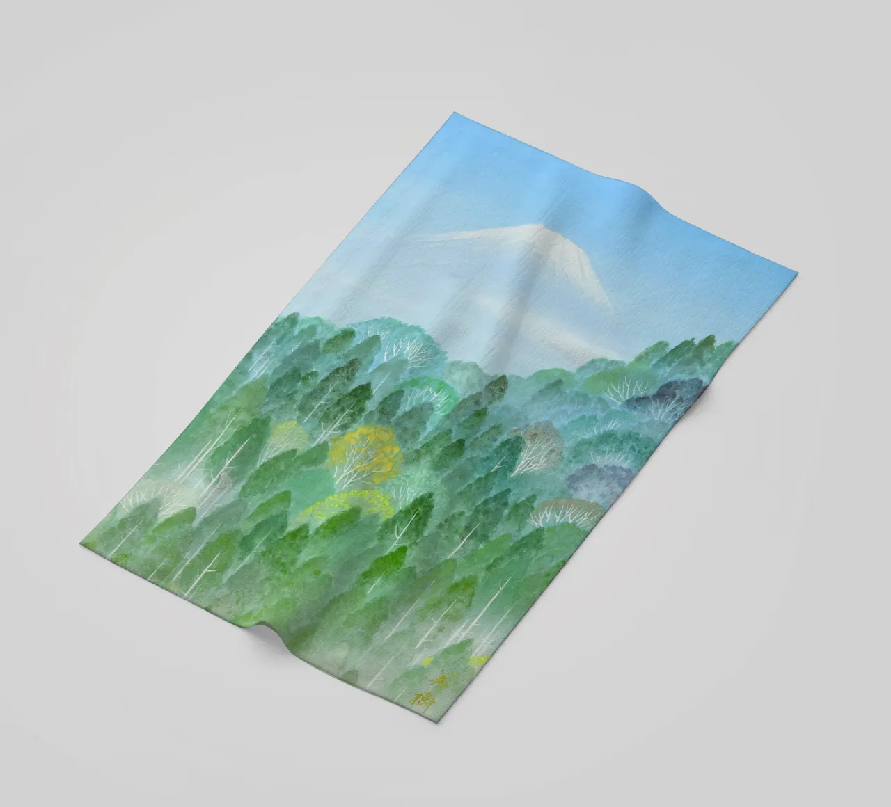 majesticmt fuji beach towel by Noji-Mikiko